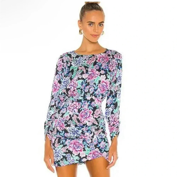 For Love & Lemons Brandy Mini Dress | Azalea | Revolve | XXS | NEW - Picture 3 of 14